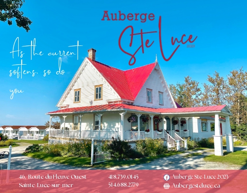 Publicité Pavé Anglais   Auberge Ste Luce Page 0001